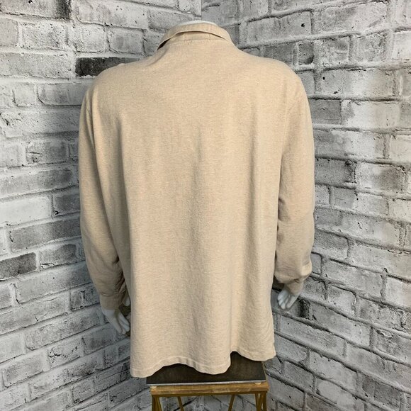 Polo Ralph Lauren Vintage 90s Long Sleeve Collared Henley - Picture 4 of 10